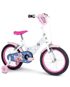 Disney Minnie Bicicletta a sfera per Bambini 16 pollici – Bici con Ruote Stabilizzatrici