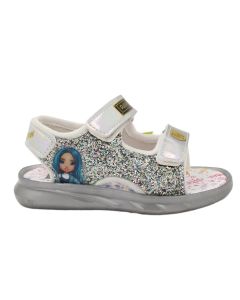 Sandali con Luci Rainbow High Argento