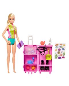 Barbie Biologa Marina Bambola Bionda e Playset