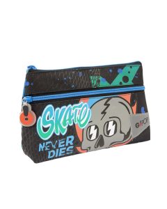 Astuccio Maxi Bustina 2 zip Scuola Skater GOPOP Giochi Preziosi