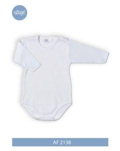 Ellepi Body Manica Lunga in Caldo Cotone con Bottoncini