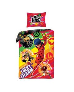 Parure Copripiumino Miracolous Ladybug I'm hero