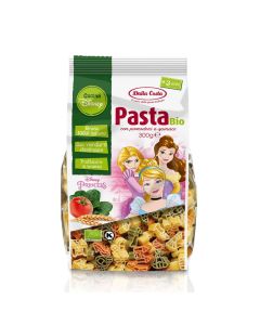 Dalla Costa Pasta Disney Princess biologica con pomodoro e spinaci confezione risparmio 12x300 grammi