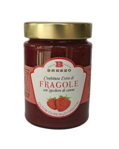 Brezzo Confettura Extra Fragole 350g con 120% frutta