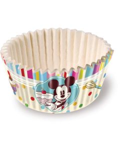 Set di 60 Pirottini per Mini Cupcakes Mickey Mouse Family Disney Cake Design