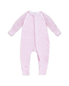 Tutina in cotone Lovable con zip Rosa