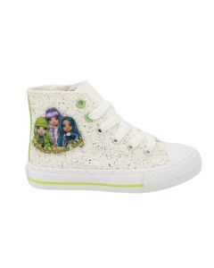 Scarpe Sneakers alte Rainbow High Bianca