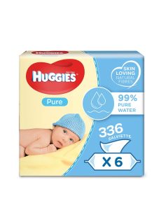 Huggies Salviette Pure Pacco Scorta 336 Salviette