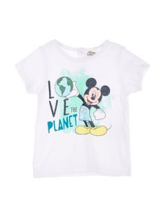 Maglietta Baby Topolino Bianca
