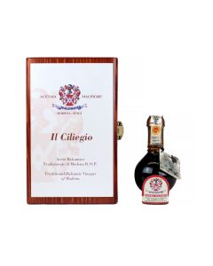 Acetaia Malpighi – Aceto Balsamico Tradizionale di Modena DOP Extravecchio al Ciliegio – 100 ml – Solo Mosto Cotto – Selezione da Alta Ristorazione