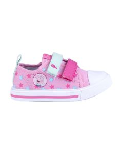 Sneakers con Straps in cotone Peppa Pig
