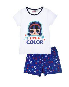 Pigiama Corto LOL Surprise Bianco e Blu