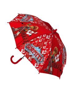 Ombrello con manico Gormiti Rosso