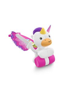 Fisher-Price - Unicorno Giocattolo Spingibile, con Suoni e Ali che si Muovono, 6+ Mesi