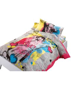 Completo Copripiumino Violetta Pop Disney By Caleffi