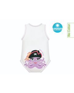 JBimbi body 0-36m bio cotton summer baby pirates piovra