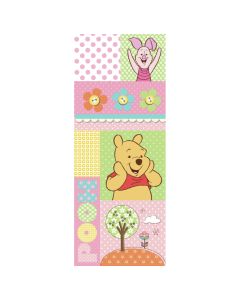 HomeDecor Decorazione Adesiva per Porte Winnie the Pooh And Pig