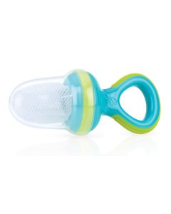 Nuby Retina Schiaccia Pappa Nibbler Azzurro