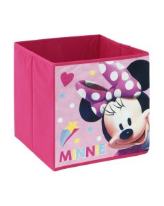 Minnie Scatola Contenitore Portagiochi Pieghevole 31x31x31cm