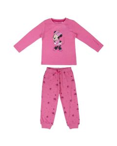 Pigiama Maniche Lunghe Minnie Rosa