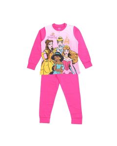 Pigiama Principesse Disney Primaverile Maniche Lunghe Fuxia