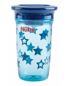 Nuby Tazza Wonder Cup 360 Tritan blu 300ml