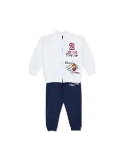 Tuta 2 Pezzi Disney Frozen Bianco