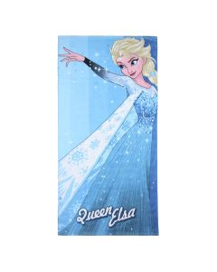 Telo Bagno e mare Elsa Frozen in cotone