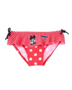 Costume da Bagno Slip Rosso Minnie baby