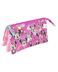 Astuccio Bustina a 3 vani Minnie