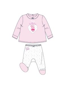 Tutina 2 pezzi neonato Peppa Pig