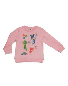 Felpa Bambina Super Pigiamini Pj Masks Rosa