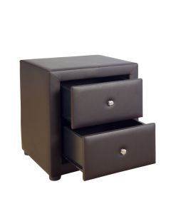 Comodino da notte in similpelle