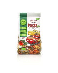 Dalla Costa Pasta Disney Pixar Cars biologica con pomodoro e spinaci confezione risparmio 12x300 grammi