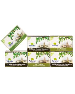 Kit Valverbe Tea Lovers 6 tisane da 20 filtri cad