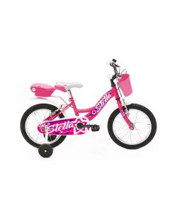 Bicicletta bambina Sport 1 Stella Fuxia 14 pollici