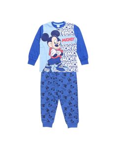 Topolino Pigiama Primaverile Bambino Blu