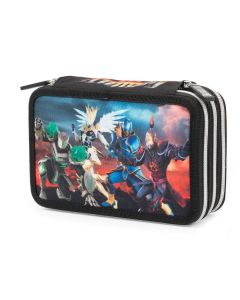 Gormiti Astuccio  Scuola Completo a 3 zip Giochi Preziosi