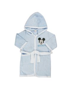 Topolino Accappatoio con Cappuccio Ellepi Celeste