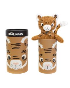 Les Deglingos Peluche grande Tigre in scatola