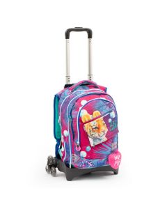 Zaino Trolley Scuola 2in1 con Carrello Removibile Sweet Jungle Giochi Preziosi