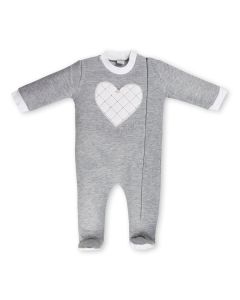 Ellepi Pigiamone Bimba Felpa Cuore