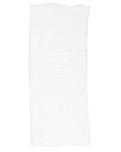 Ellepi Copertina in ciniglia con trecce Bianco