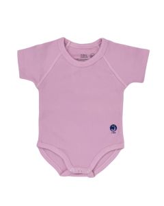 J BIMBI Body Caldo Cotone Biologico Rosa, Body Taglia Unica 0-36 Mesi Invernale a Manica Corta Bambina