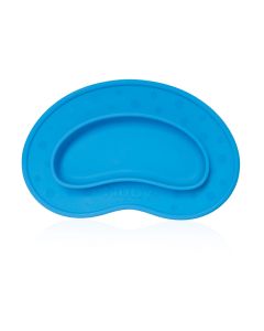 Nuby Piatto con Ventosa Sagomato Blu