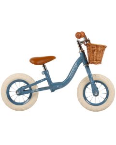 Bicicletta Pedagogica per Bambini Blu Vintage – Balance Bike Senza Pedali