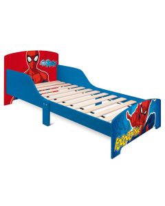 Spiderman Lettino per Bambini 70x143x60cm con sponde di sicurezza - Ideale dai 3 Anni