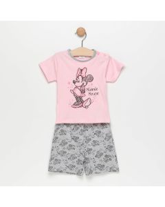 Pigiama Estivo Minnie Disney Baby 12-24mesi Rosa