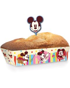 Set di 10 Stampi in Carta per Mini Torte Mickey Mouse Disney Cake Design