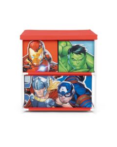 Scaffale portagiochi in metallo Avengers Marvel